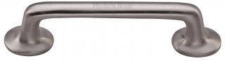 C0376 96-SN Heritage Brass Cabinet Pull Traditional Design 96mm ctc Satin Nickel Finish