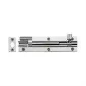 C1594 6-PC Heritage Brass Door Bolt Necked 6 x 1.5 Polished Chrome finish