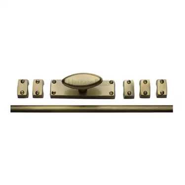 Click Here To Enlarge This Photo Of C1688-AT Heritage Brass Espagnolette Bolt Antique Brass finish