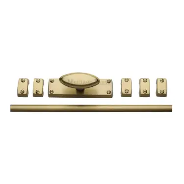 Click Here To Enlarge This Photo Of C1688-SB Heritage Brass Espagnolette Bolt Satin Brass finish