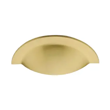 Click Here To Enlarge This Photo Of C1730-SB Heritage Brass Drawer Cup Pull Satin Brass