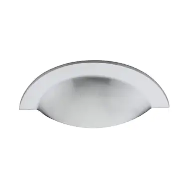 Click Here To Enlarge This Photo Of C1730-SC Heritage Brass Drawer Cup Pull Satin Chrome finish