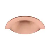 C1730-SRG Heritage Brass Drawer Cup Pull Satin Rose Gold finish