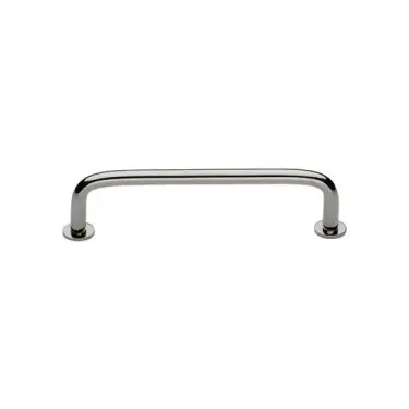 Click Here To Enlarge This Photo Of C2156 96-PNF Heritage Brass Cabinet Pull Wire Design with 16mm Rose 96mm ctc Polished Nickel Finish