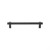 C2480 128-MB Heritage Brass Cabinet Pull Industrial Design 128mm ctc Matt Bronze Finish