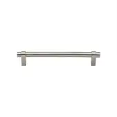 C2480 128-SN Heritage Brass Cabinet Pull Industrial Design 128mm ctc Satin Nickel Finish
