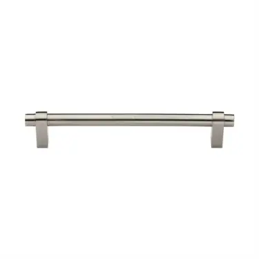 Click Here To Enlarge This Photo Of C2480 160-SN Heritage Brass Cabinet Pull Industrial Design 160mm ctc Satin Nickel Finish