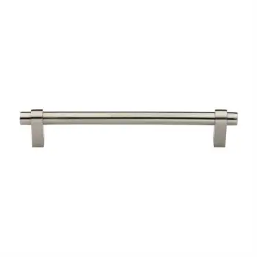 Click Here To Enlarge This Photo Of C2480 192-SN Heritage Brass Cabinet Pull Industrial Design 192mm ctc Satin Nickel Finish