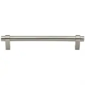 C2480 256-SN Heritage Brass Cabinet Pull Industrial Design 256mm ctc Satin Nickel Finish
