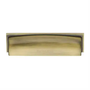 Click Here To Enlarge This Photo Of C2765 152-AT Heritage Brass Drawer Pull Shropshire Design 152mm ctc Antique Brass Finish