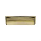 C2765 96-AT Heritage Brass Drawer Pull Shropshire Design 76/96mm ctc Antique Brass Finish