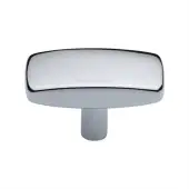 C3384 47-PC Heritage Brass Cabinet Knob Rectangular Design 47mm Polished Chrome finish