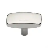 C3384 47-PNF Heritage Brass Cabinet Knob Rectangular Design 47mm Polished Nickel finish