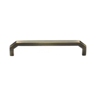 Click Here To Enlarge This Photo Of C3465 152-AT Heritage Brass Cabinet Pull Hex Angular Design 152mm ctc Antique Brass finish