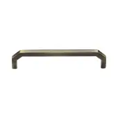C3465 152-AT Heritage Brass Cabinet Pull Hex Angular Design 152mm ctc Antique Brass finish
