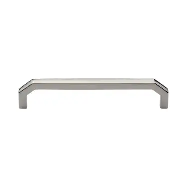 Click Here To Enlarge This Photo Of C3465 152-PNF Heritage Brass Cabinet Pull Hex Angular Design 152mm ctc Polished Nickel Finish