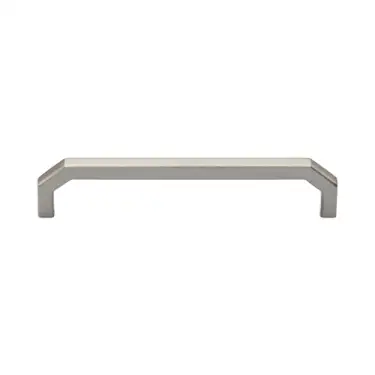 Click Here To Enlarge This Photo Of C3465 152-SN Heritage Brass Cabinet Pull Hex Angular Design 152mm ctc Satin Nickel Finish
