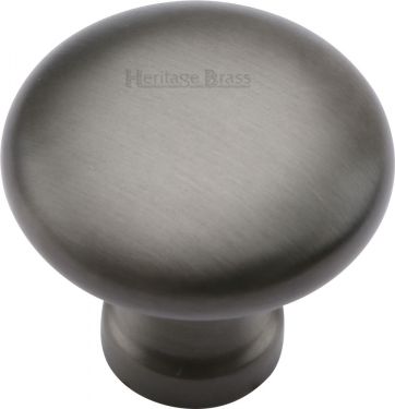 Click Here To Enlarge This Photo Of C113 32-MB Heritage Brass Cabinet Knob Victorian Round Design 32mm Matt Bronze Finish