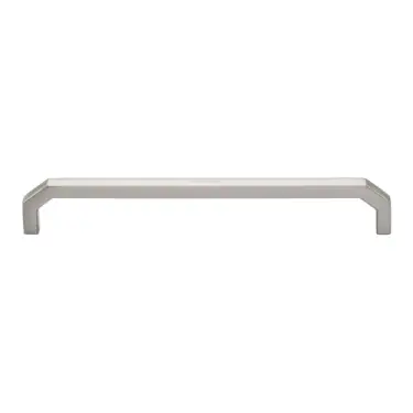 Click Here To Enlarge This Photo Of C3465 203-SN Heritage Brass Cabinet Pull Hex Angular Design 203mm ctc Satin Nickel Finish