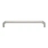 C3465 203-SN Heritage Brass Cabinet Pull Hex Angular Design 203mm ctc Satin Nickel Finish