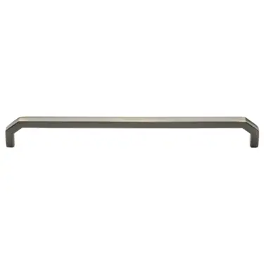 Click Here To Enlarge This Photo Of C3465 254-AT Heritage Brass Cabinet Pull Hex Angular Design 254mm ctc Antique Brass Finish
