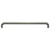 C3465 254-AT Heritage Brass Cabinet Pull Hex Angular Design 254mm ctc Antique Brass Finish