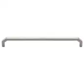 C3465 254-SN Heritage Brass Cabinet Pull Hex Angular Design 254mm ctc Satin Nickel Finish