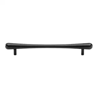 C3570 192-BKMT Heritage Brass Cabinet Pull T-Bar Raindrop Design 192mm ctc Matt Black Finish