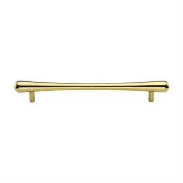 Click Here To Enlarge This Photo Of C3570 192-PB Heritage Brass Cabinet Pull T-Bar Raindrop Design 192mm ctc Polished Brass Finish