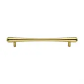 C3570 192-PB Heritage Brass Cabinet Pull T-Bar Raindrop Design 192mm ctc Polished Brass Finish