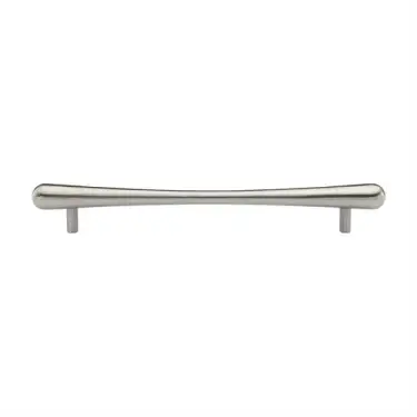 Click Here To Enlarge This Photo Of C3570 192-SN Heritage Brass Cabinet Pull T-Bar Raindrop Design 192mm ctc Satin Nickel Finish