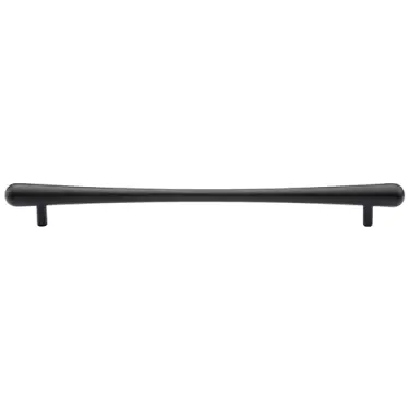 Click Here To Enlarge This Photo Of C3570 256-BKMT Heritage Brass Cabinet Pull T-Bar Raindrop Design 256mm ctc Matt Black Finish