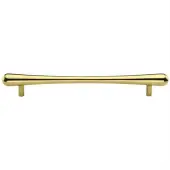 C3570 256-PB Heritage Brass Cabinet Pull T-Bar Raindrop Design 256mm ctc Polished Brass Finish