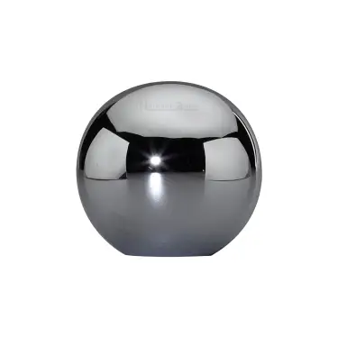 Click Here To Enlarge This Photo Of C3627-PC Heritage Brass Cabinet Knob Globe Design 25mm Polished Chrome finish