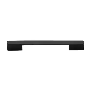 Click Here To Enlarge This Photo Of C3684 192&224BK Heritage Brass Cabinet Pull Bridge 192&224mm ctc Matt Black Finish