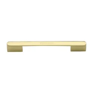Click Here To Enlarge This Photo Of C3684 192&224PB Heritage Brass Cabinet Pull Bridge 192&224mm ctc Polished Brass Finish
