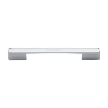Click Here To Enlarge This Photo Of C3684 192&224PC Heritage Brass Cabinet Pull Bridge 192&224mm ctc Polished Chrome Finish