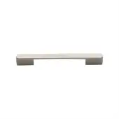 C3684 96-SN Heritage Brass Cabinet Pull Bridge Design 96mm ctc Satin Nickel Finish