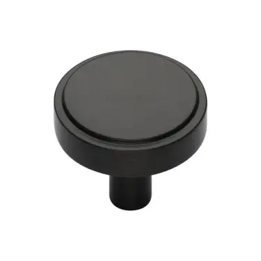 Click Here To Enlarge This Photo Of C3952 32-MB Heritage Brass Cabinet Knob Stepped Disc Design 32mm Matt Bronze finish