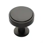C3954 32-MB Heritage Brass Cabinet Knob Stepped Disc Design with Rose 32mm Matt Bronze finish