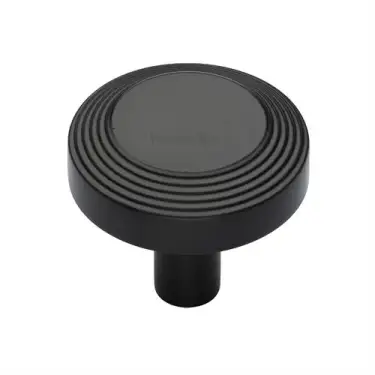 Click Here To Enlarge This Photo Of C3956 38-MB Heritage Brass Cabinet Knob Ridge Design 38mm Matt Bronze finish