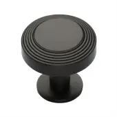 C3958 38-MB Heritage Brass Cabinet Knob Ridge Design with Rose 38mm Matt Bronze finish