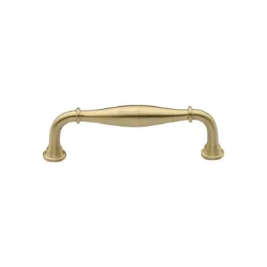 Click Here To Enlarge This Photo Of C3960 102-SB Heritage Brass Cabinet Pull Henley Traditional Design 102mm ctc Satin Brass Finish
