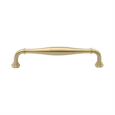 Click Here To Enlarge This Photo Of C3960 152-SB Heritage Brass Cabinet Pull Henley Traditional Design 152mm ctc Satin Brass Finish