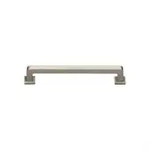 C3964 101-SN Heritage Brass Cabinet Pull Square Vintage Design 101mm ctc Satin Nickel Finish