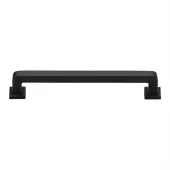 C3964 203-BKMT Heritage Brass Cabinet Pull Square Vintage Design 203mm ctc Matt Black Finish