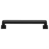 C3964 254-BKMT Heritage Brass Cabinet Pull Square Vintage Design 254mm ctc Matt Black Finish