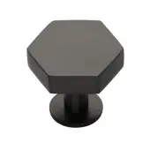 C4345 38-MB Heritage Brass Cabinet Knob Hexagon Design with Rose 38mm Matt Bronze finish