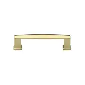C4384 102-PB Heritage Brass Cabinet Pull Vintage Design 102mm ctc Polished Brass Finish