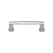 C4384 102-PC Heritage Brass Cabinet Pull Vintage Design 102mm ctc Polished Chrome Finish